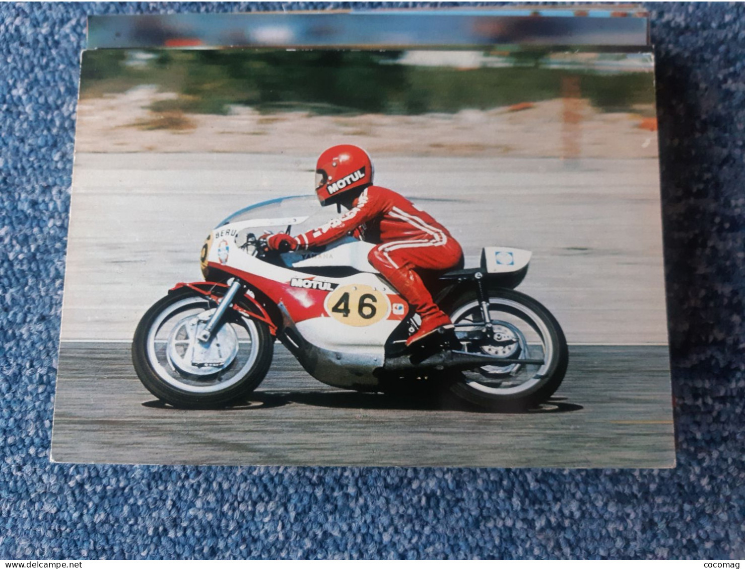 Moto YAMAHA 500 CC ANDRE LUC APPIETTO PAUL RICARD 22 AVRIL 1973 - Motociclismo