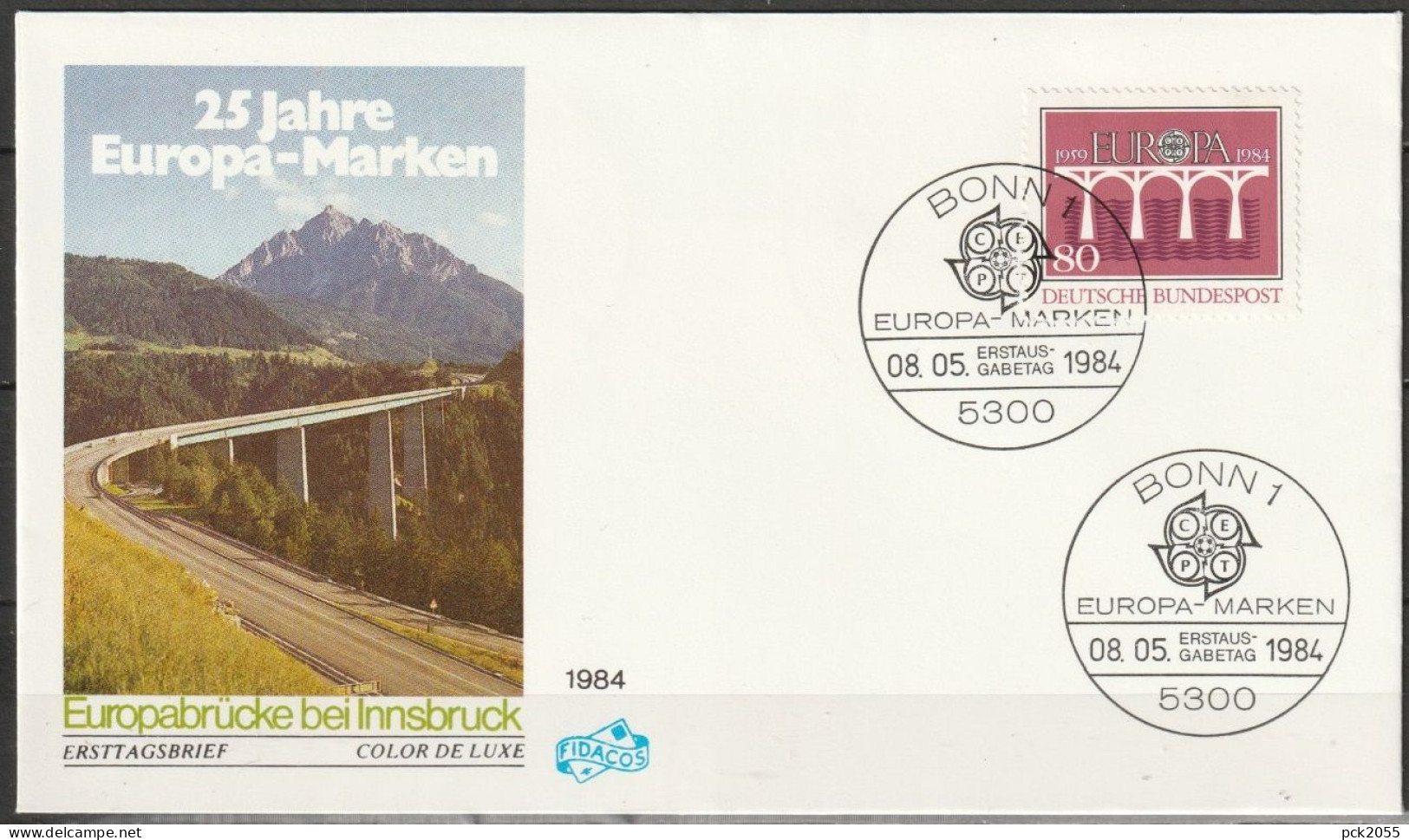 BRD FDC 1984 Nr.1211 25 Jahre CEPT ( D 3590) Günstige Versandkosten - 1981-1990