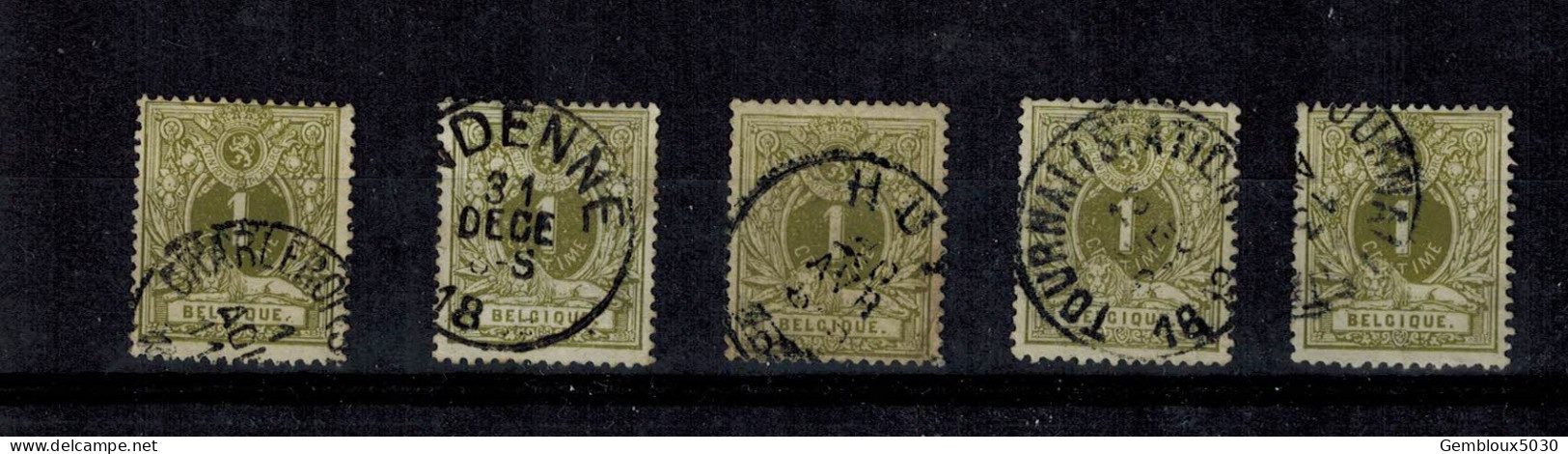 Belgique  N° 42 X 5 - Lots & Kiloware (mixtures) - Max. 999 Stamps