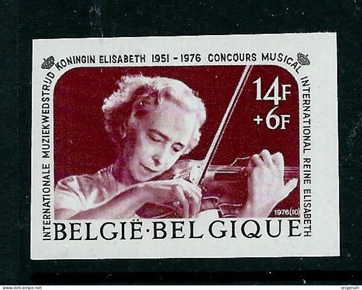 Année: 1976 : N° 1799 - Concours Reine Elisabeth - Violon - Music - - 1961-1980