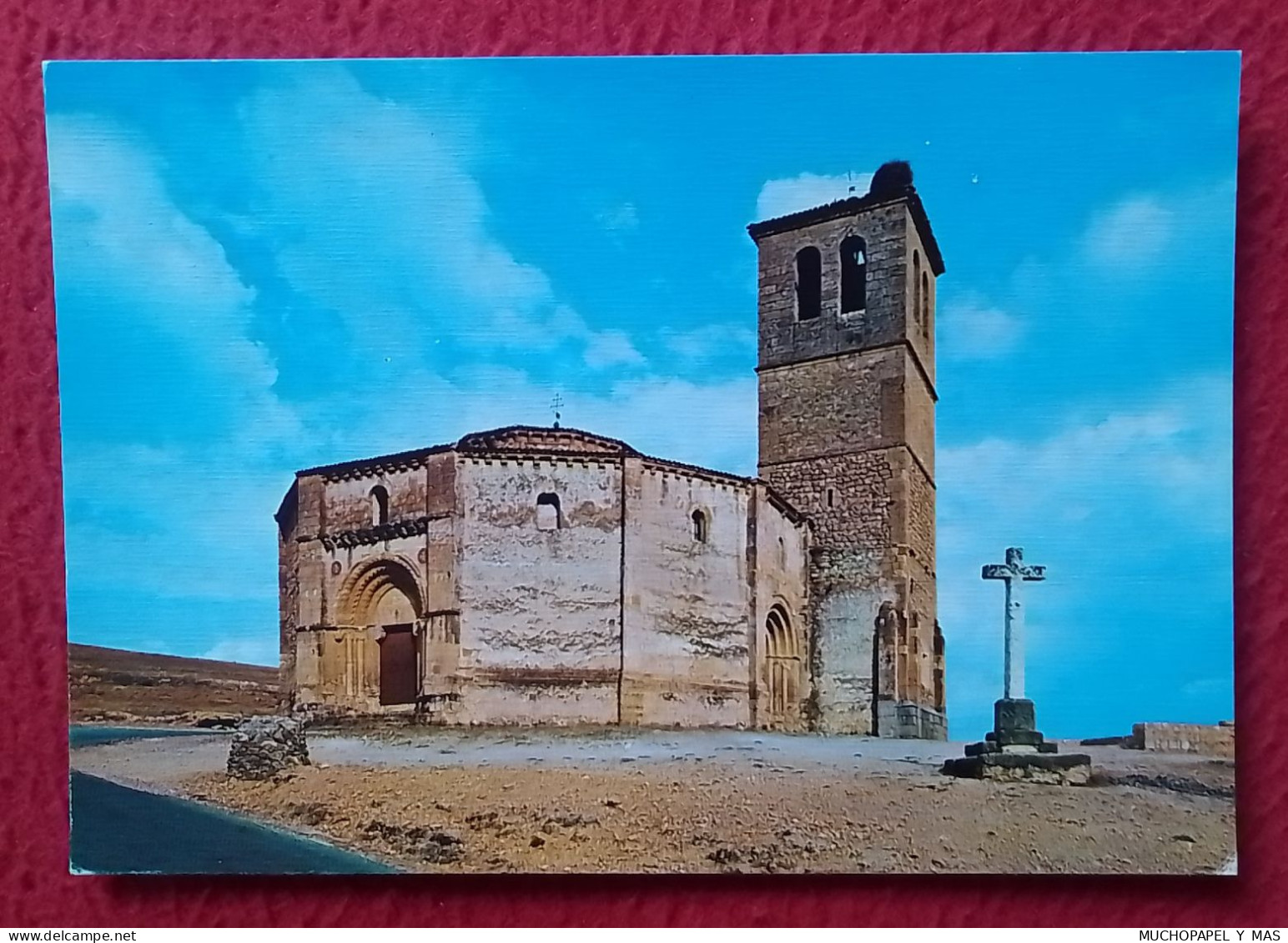 POSTAL POST CARD SEGOVIA IGLESIA DE LA VERA-CRUZ VERACRUZ SIGLO XIII EGLISE CHURCH...SPAIN ESPAGNE..CROSS CROIX... - Segovia