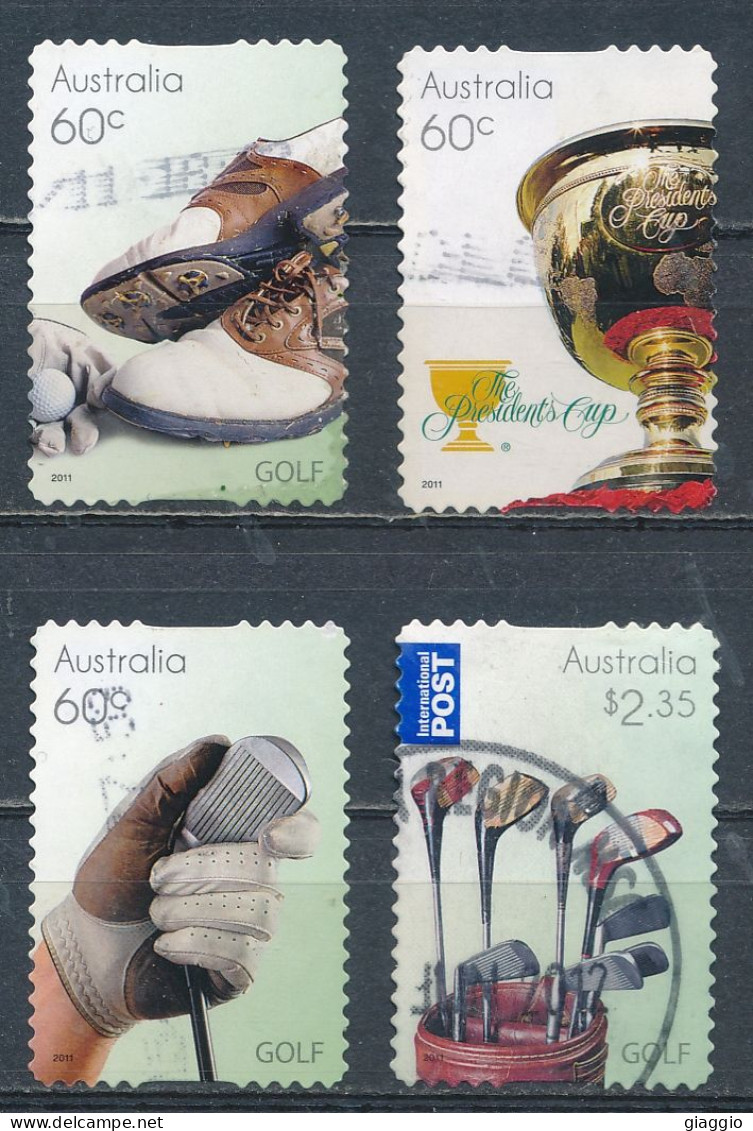 °°° AUSTRALIA - Y&T N° 3486/90 - 2011 °°° - Used Stamps