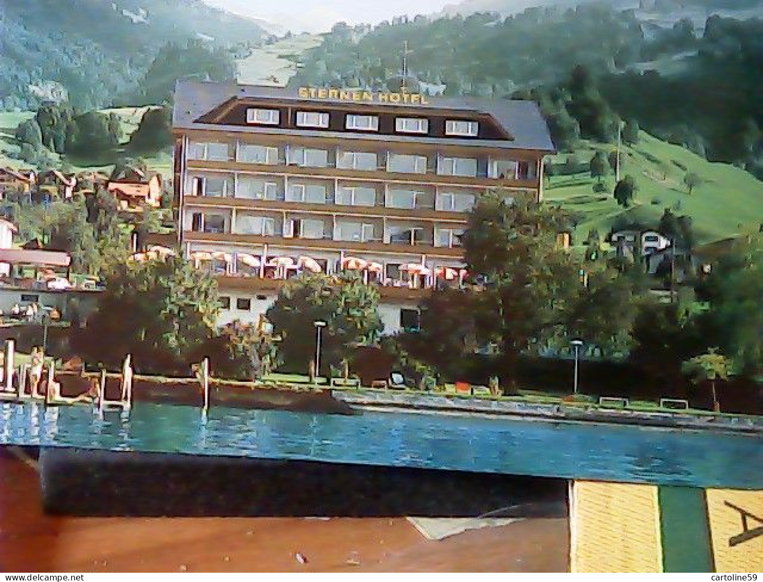 SUISSE SVIZZERA Zwitserland  Beckenried Sternen-Hotel Am See N1980 JV5920 - Beckenried