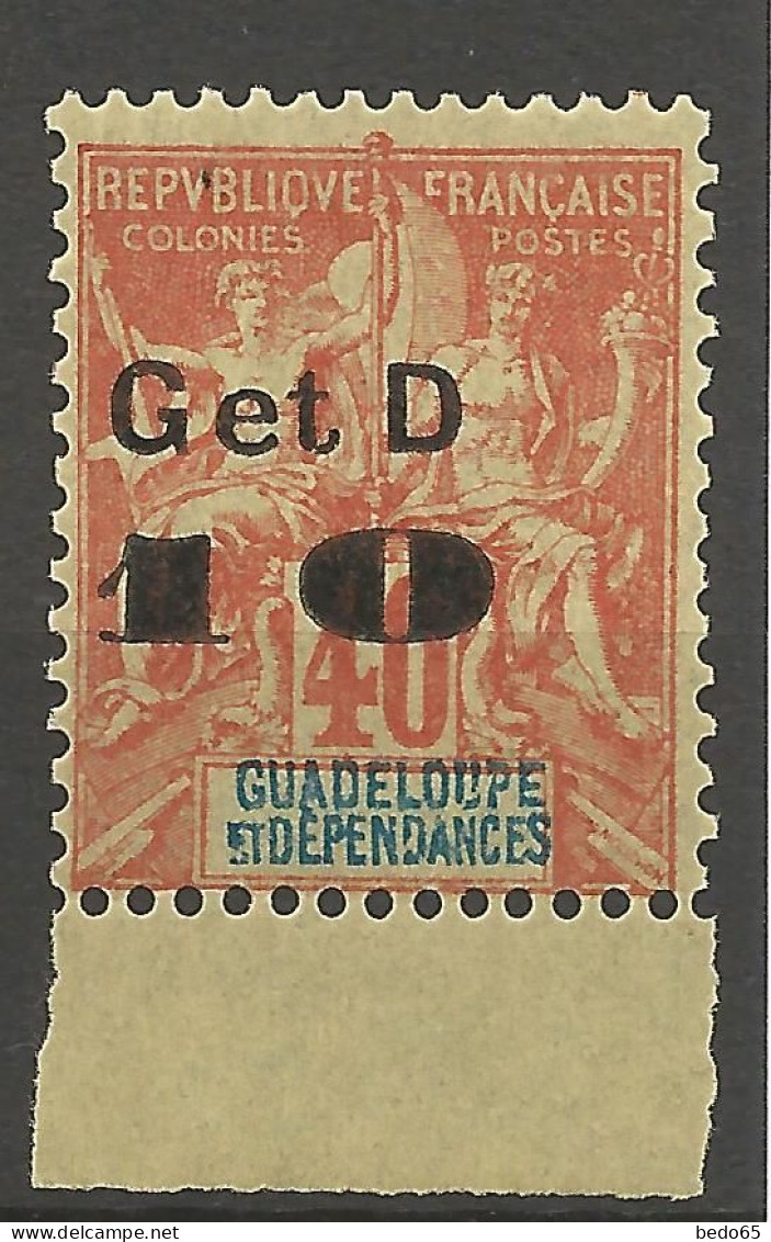 GUADELOUPE  N° 46D  NEUF** LUXE SANS CHARNIERE / Hingeless / MNH - Neufs