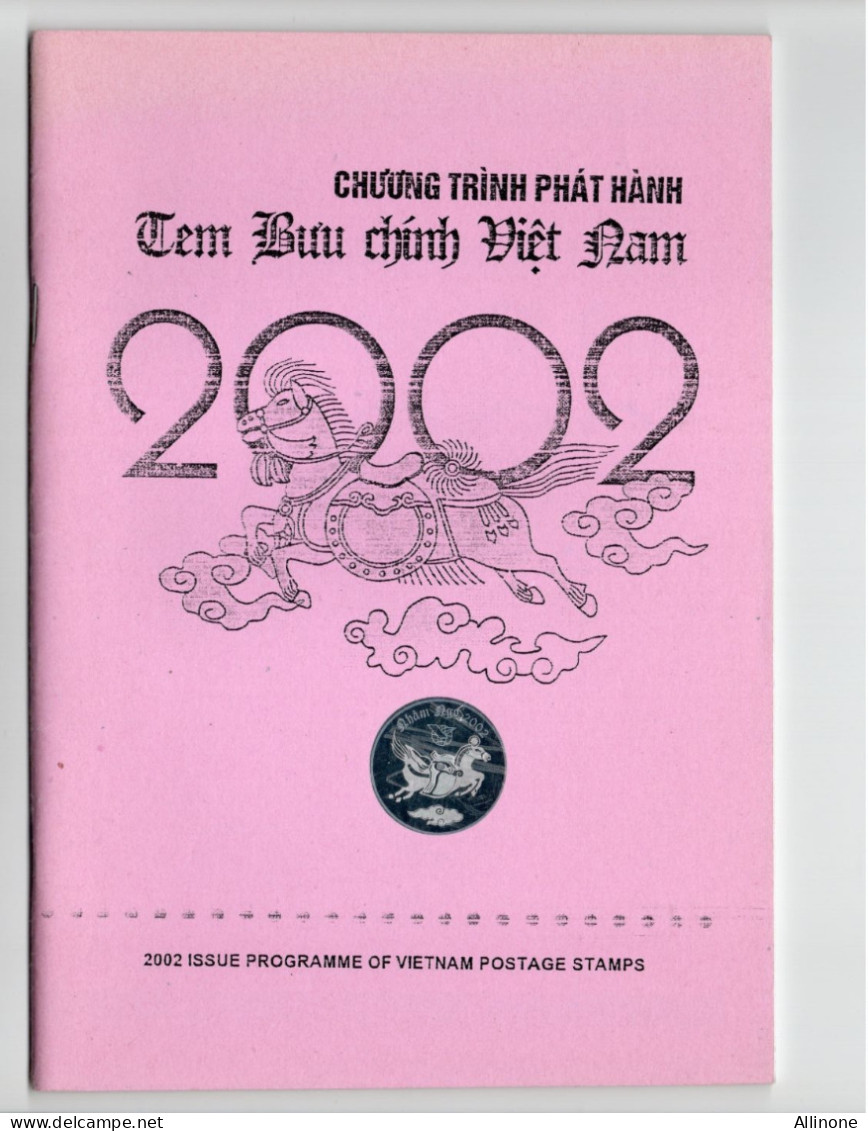 Viet Nam Catalogue Des Timbres Vietnamiens émis En 2002 TB Année Du CHEVAL - Vietnam