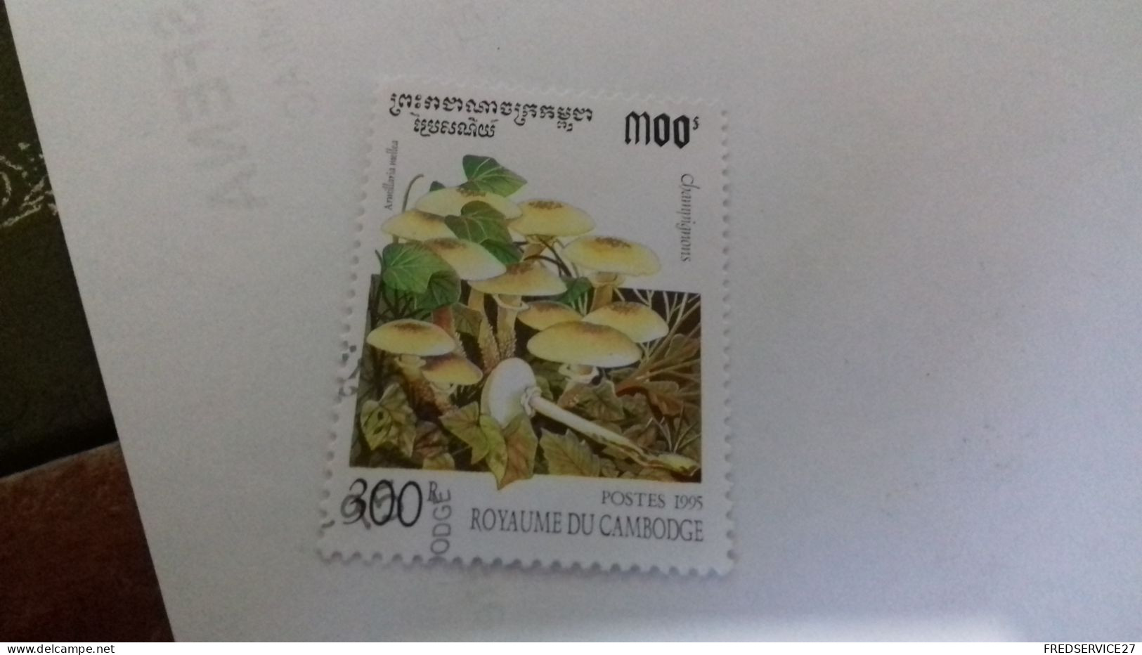 LR / TIMBRE ETAT DU CAMBODGE 1995 CHAMPIGNON - Cambodia