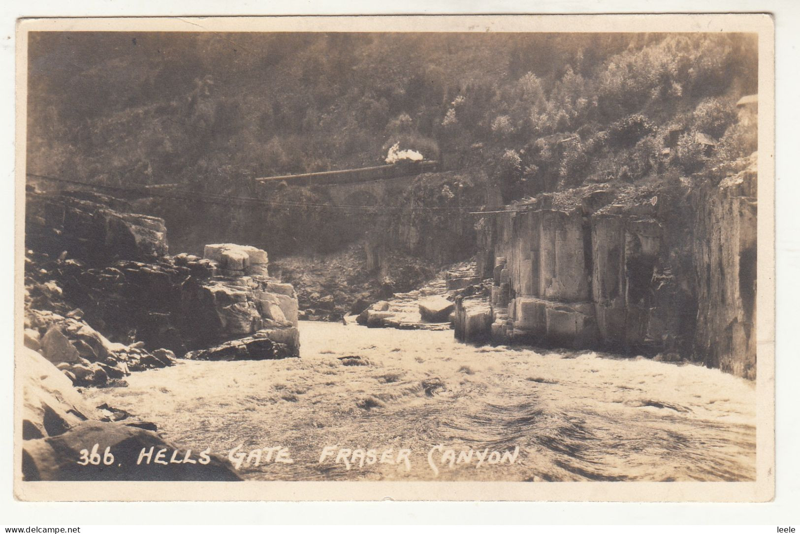 CQ15. Vintage Postcard. Hells Gate, Fraser Canyon. Canada - Autres & Non Classés