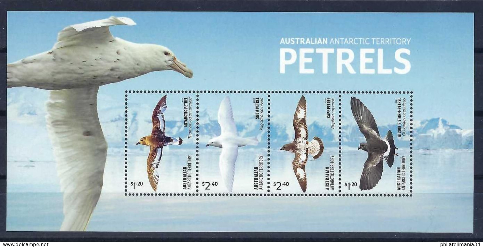 AAT 2024 - Bloc Les Pétrels - Unused Stamps