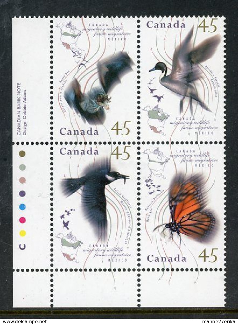 Canada MNH PB 1995 Migatory Wildlife - Neufs