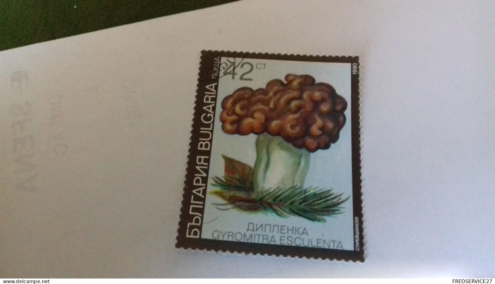 LR / TIMBRE BULGARIA 1990 CHAMPIGNON - Usati