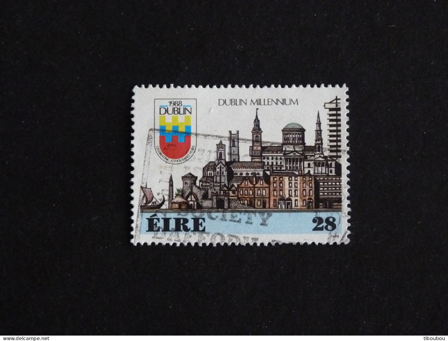 IRLANDE IRELAND EIRE YT 645 OBLITERE - MILLENAIRE DE DUBLIN - Used Stamps