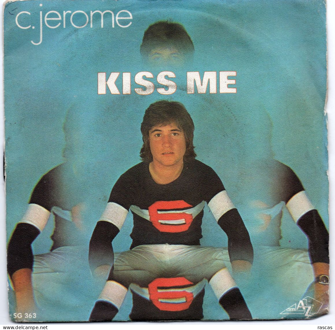 DISQUE VINYL 45 T DU CHANTEUR FRANCAIS C JEROME - KISS ME - Autres - Musique Française