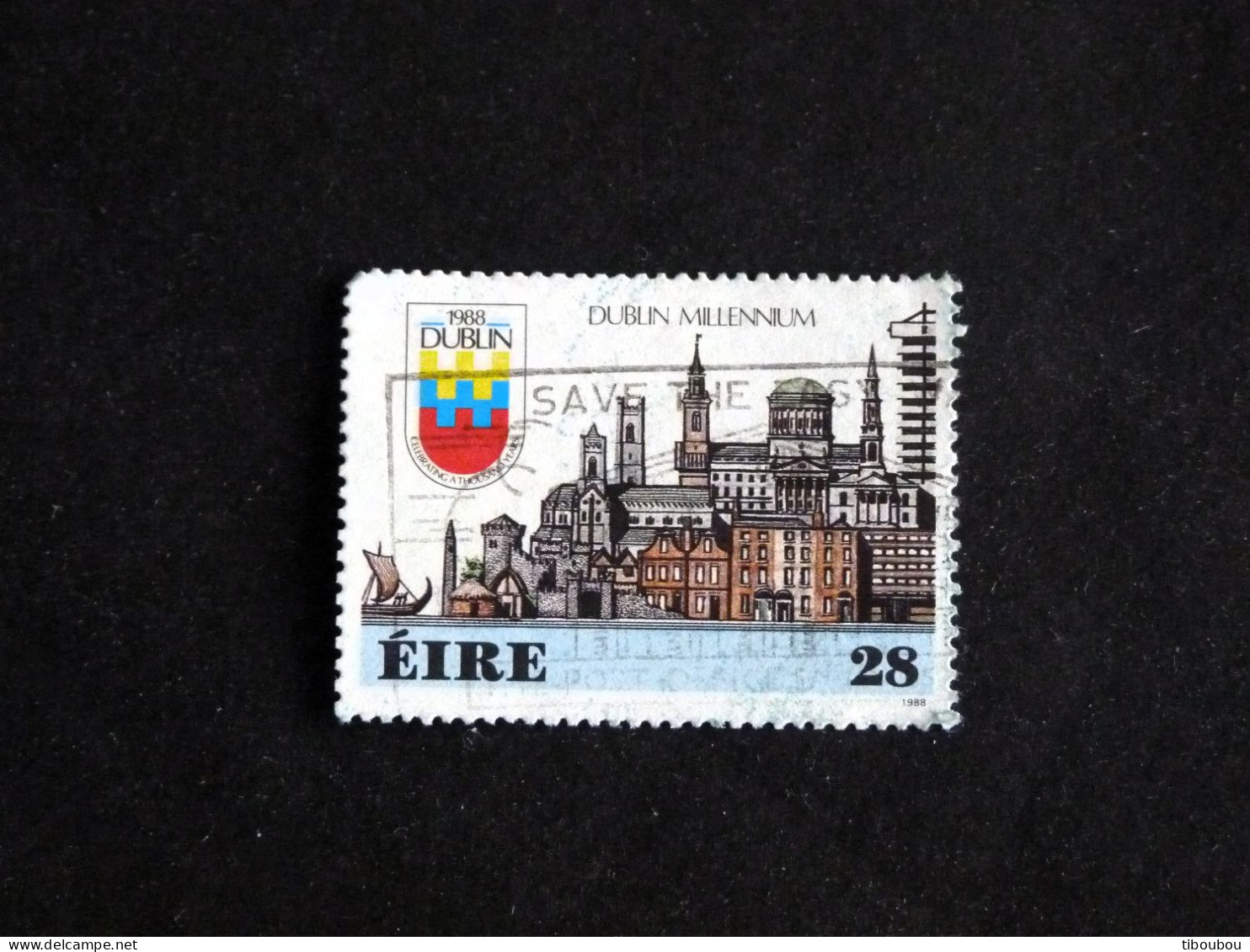 IRLANDE IRELAND EIRE YT 645 OBLITERE - MILLENAIRE DE DUBLIN - Used Stamps
