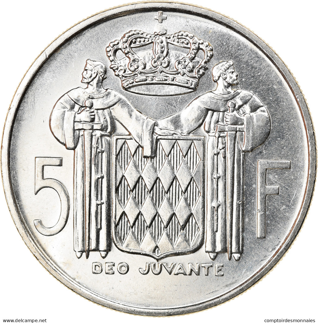 Monnaie, Monaco, Rainier III, 5 Francs, 1966, SUP, Argent, Gadoury:MC 152 - 1960-2001 Neue Francs