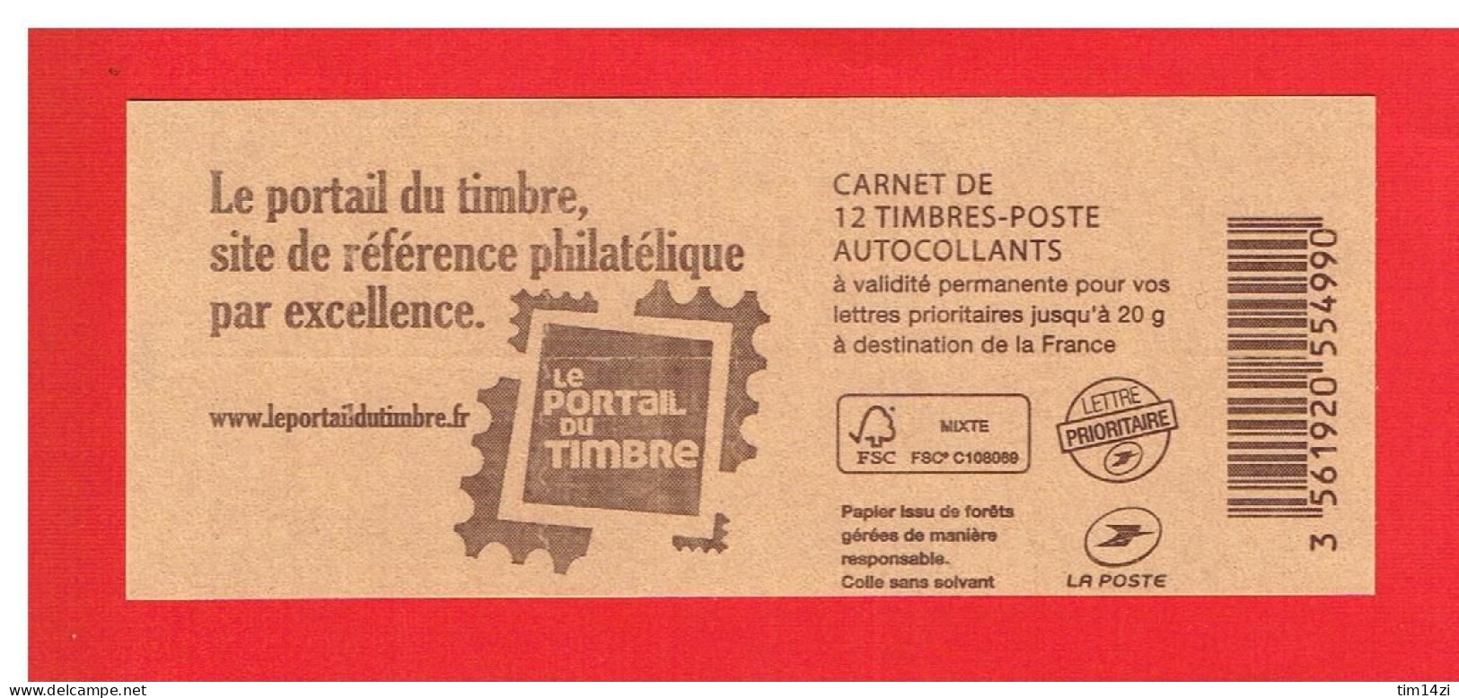 FRANCE - 2013 - CARNET N° 851-C5 - NEUF** NON PLIE -  Marianne De CIAPPA Et KAWENA - TVP - Y&T - COTE: 34.00 Euros - Autres & Non Classés