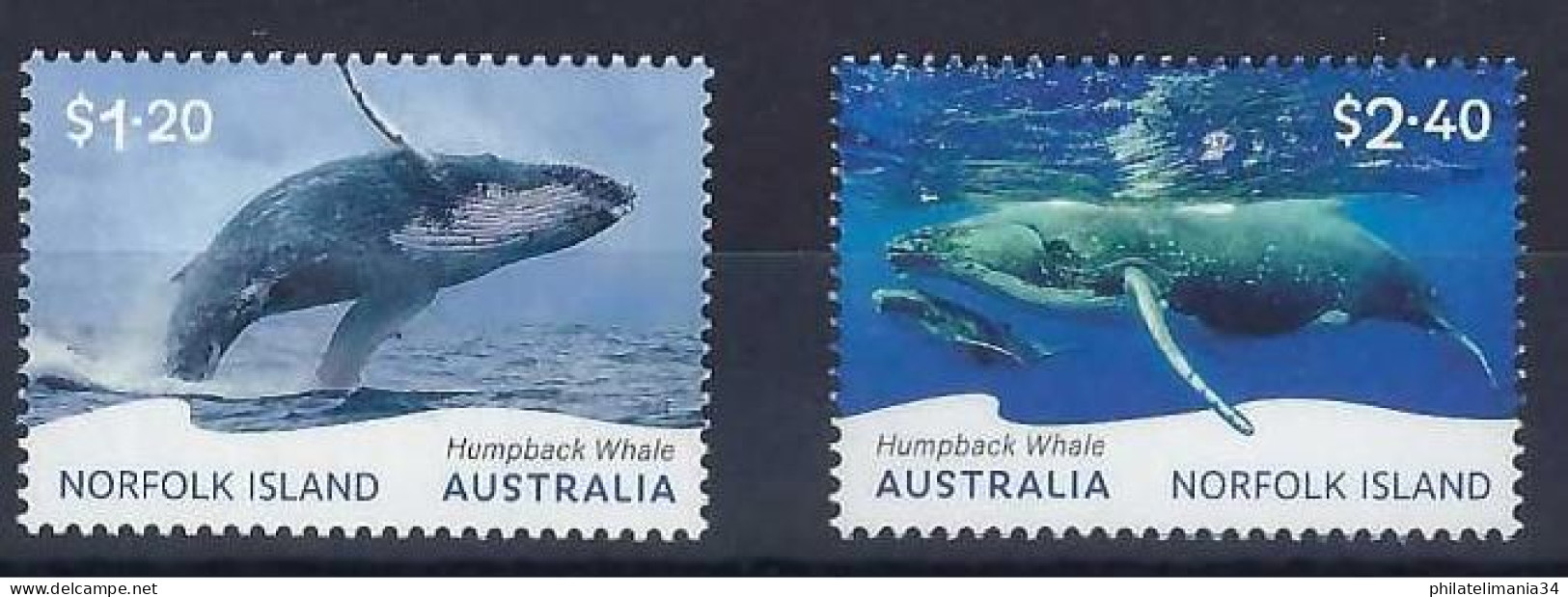 Norfolk Island 2024 - Série Baleine - Isla Norfolk
