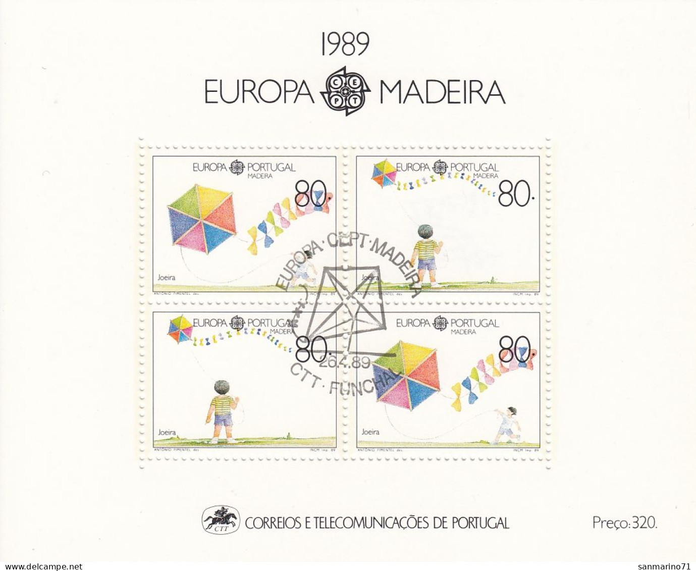 PORTUGAL Madeira Block 10,used - Madeira