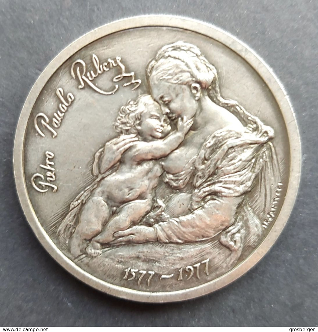 France Silver - Medal -Unesco Pierre Paul Rubens 1977 - Verzamelingen