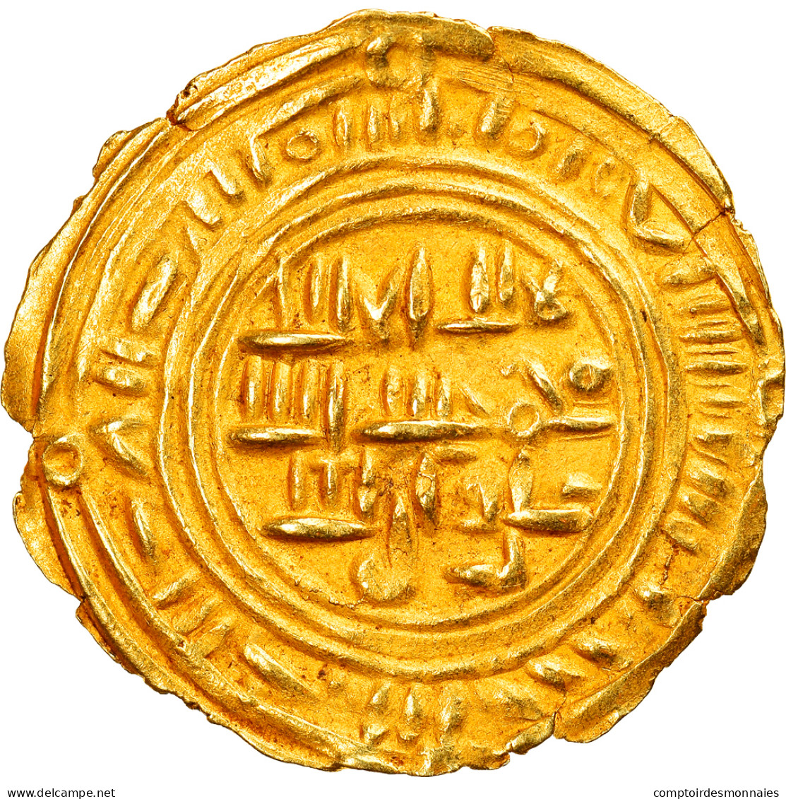 Monnaie, Sulayhid, Queen 'Arwa Bint Ahmad, 1/2 Dinar, Dhu Jibla, TTB+, Or - Islamic