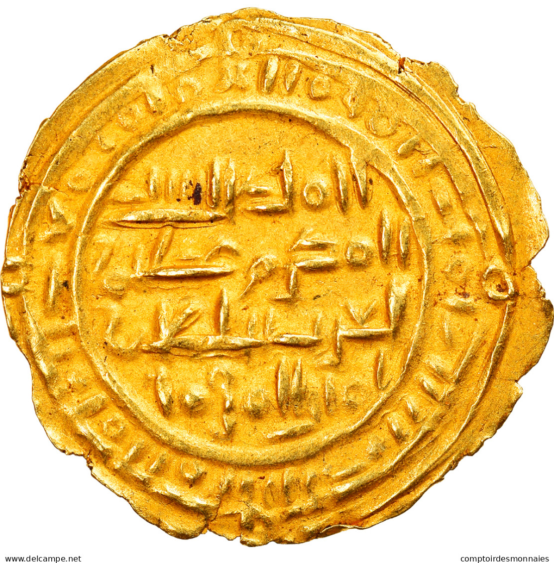 Monnaie, Sulayhid, Queen 'Arwa Bint Ahmad, 1/2 Dinar, Dhu Jibla, TTB+, Or - Islamic