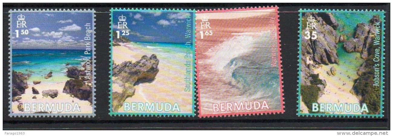 2013 Bermuda Beaches Tourism  Complete Set Of 4 MNH - Bermudes