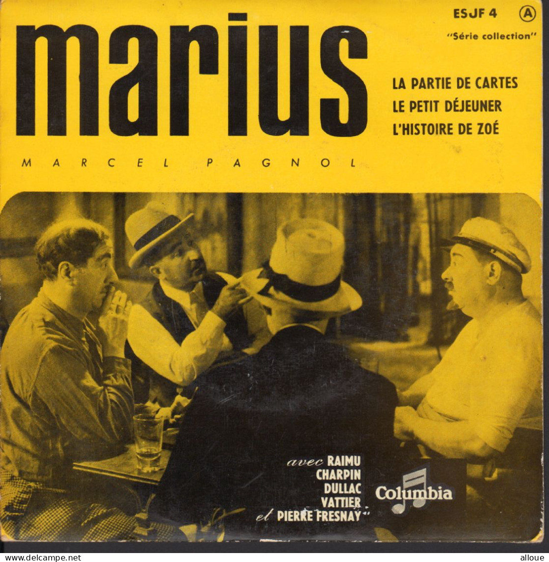 MARCEL PAGNOL - MARIUS LA PARTIE DE CARTES + 2 - Soundtracks, Film Music