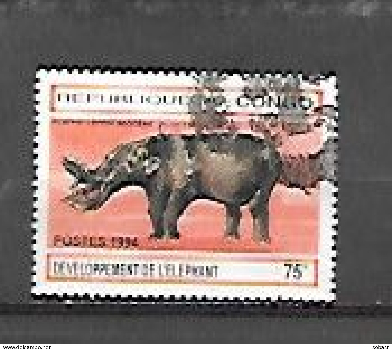 TIMBRE OBLITERE DU CONGO BRAZZA DE 1994 N° MICHEL 1415 - Afgestempeld