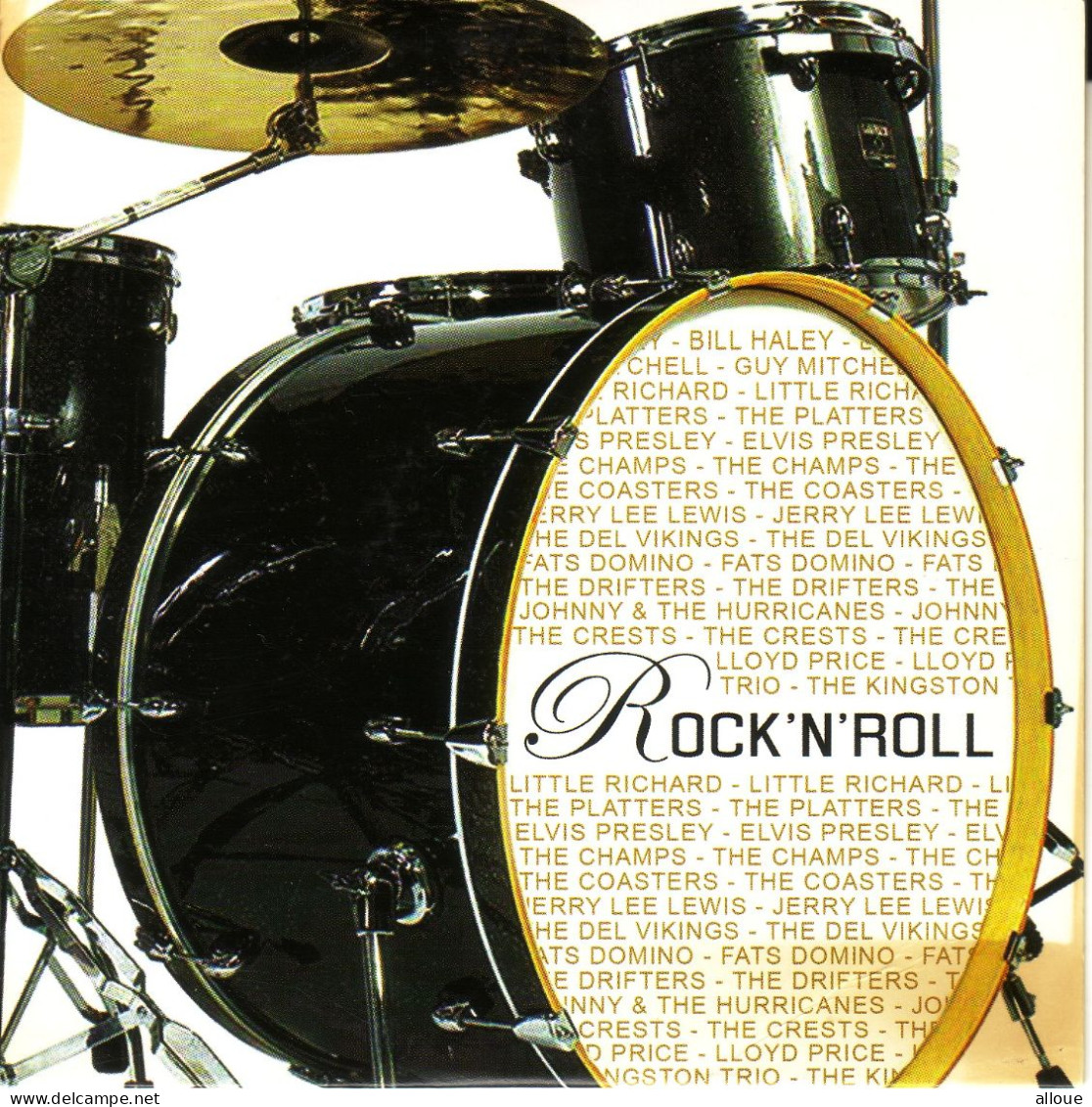 ROCK 'N' ROLL   - CD PUZZLE PRODUCTION - POCHETTE CARTON 25 TITRES - ELVIS-BILL HALEY-PLATTERS-GUY MITCHEL ETC... - Autres - Musique Anglaise