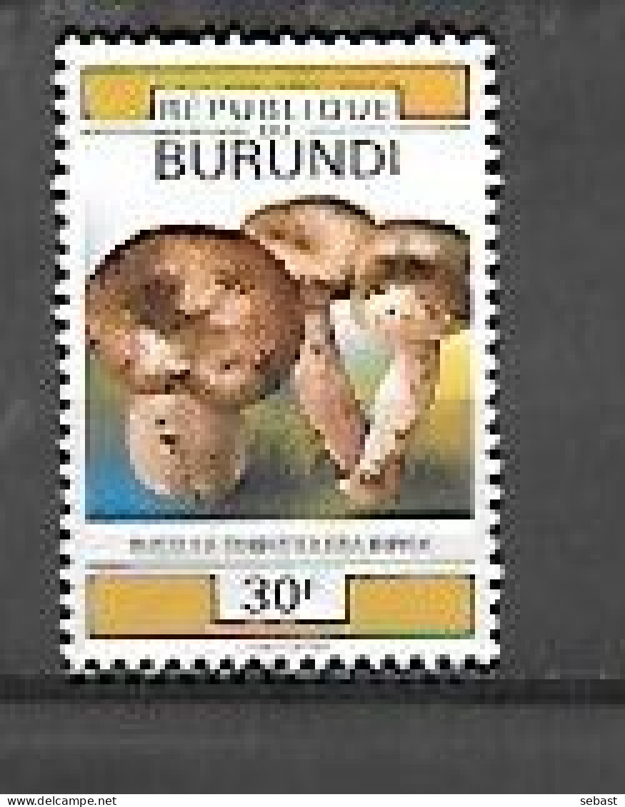 TIMBRE OBLITERE DU BURUNDI DE 1992 N° MICHEL 1749 - Gebraucht