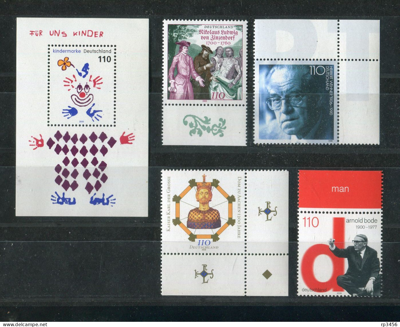 "BUNDESREPUBLIK DEUTSCHLAND" Partie Mit Verschiedenen Ausgaben ** (R0127) - Lots & Kiloware (mixtures) - Max. 999 Stamps