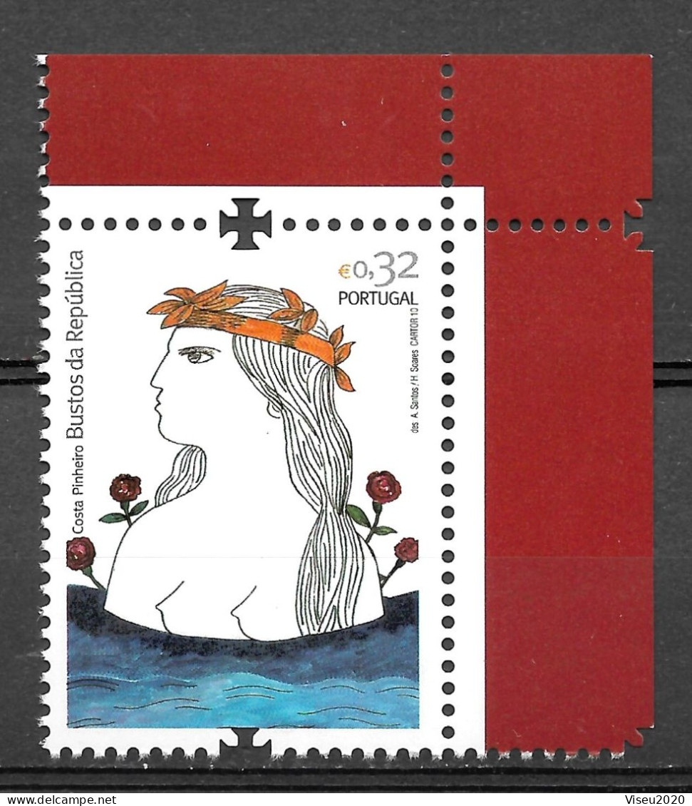 2010 - Afinsa Nº 3986 - Centenário Da República - Bustos Da República - 2º Grupo - Unused Stamps