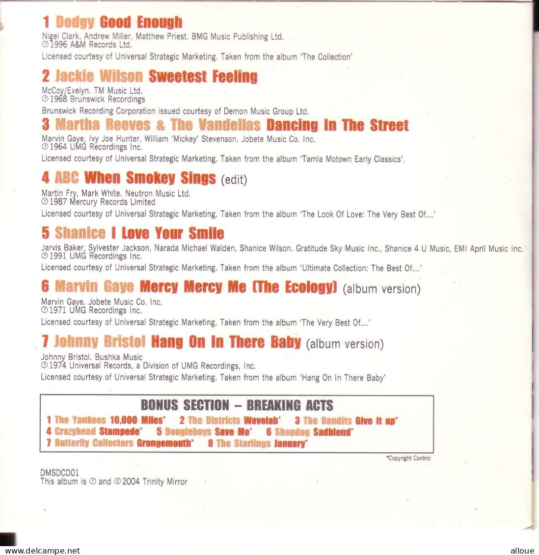 SUMMER DAYS  - CD  - POCHETTE CARTON 7 TITRES + 8 BONUS FEAT : MARVIN GAYE, DOGBY, ABC AND MANY MORE - Otros - Canción Inglesa