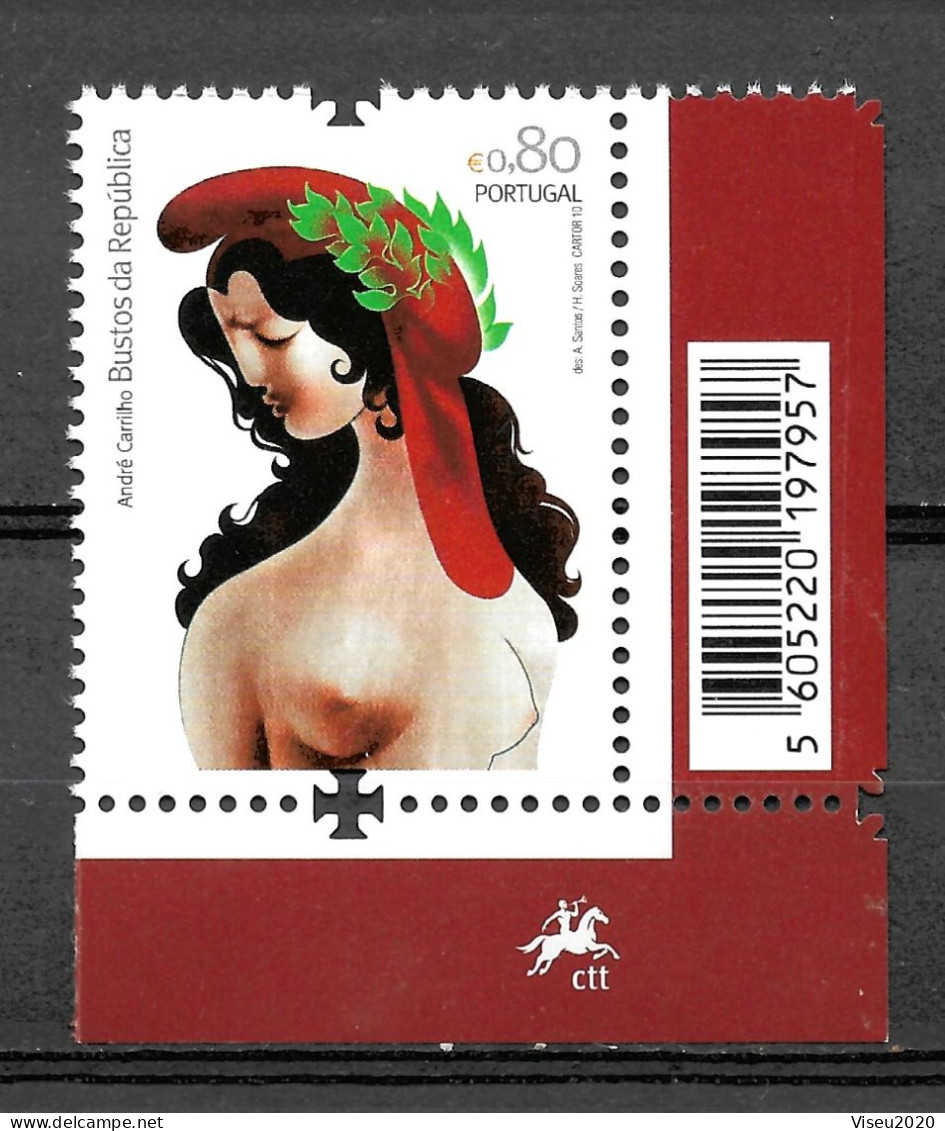 2010 - Afinsa Nº 3991 - Centenário Da República - Bustos Da República - 2º Grupo - Unused Stamps