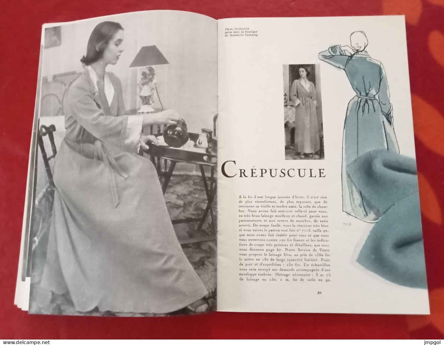 Cahier Du Jardin Des Modes N°43 Décembre 1950 Lingerie - Moda