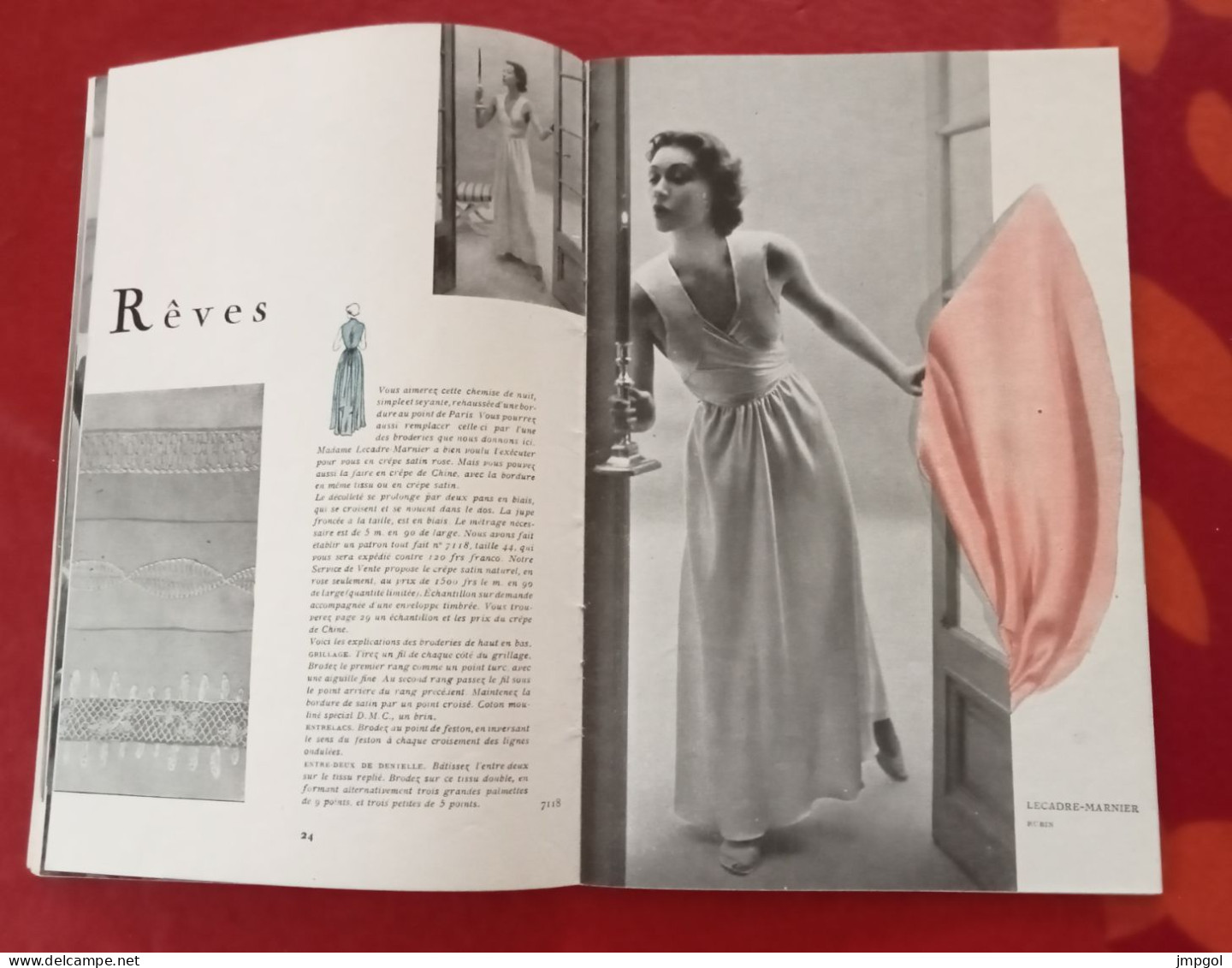 Cahier Du Jardin Des Modes N°43 Décembre 1950 Lingerie - Mode