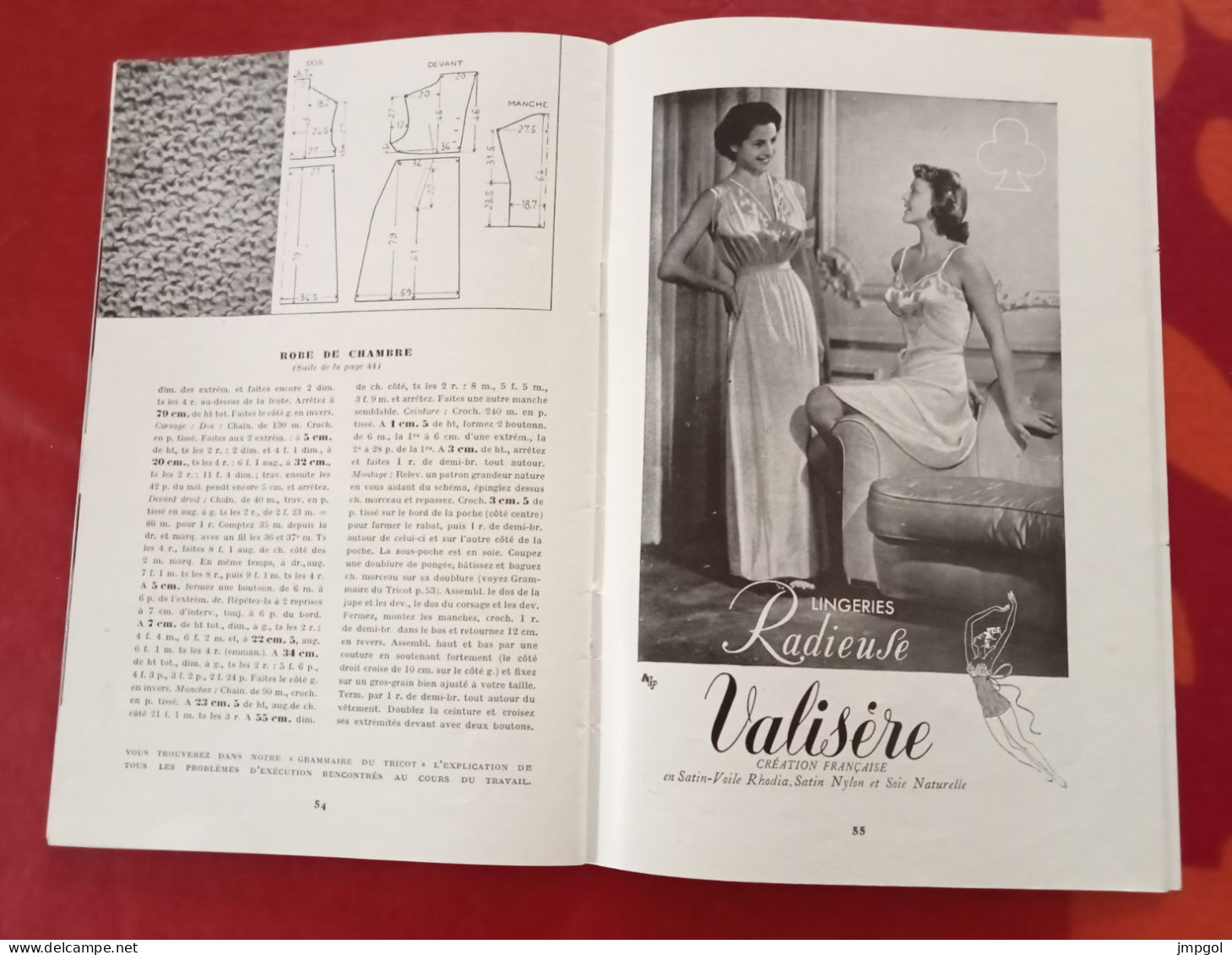 Cahier Du Jardin Des Modes N°43 Décembre 1950 Lingerie - Fashion