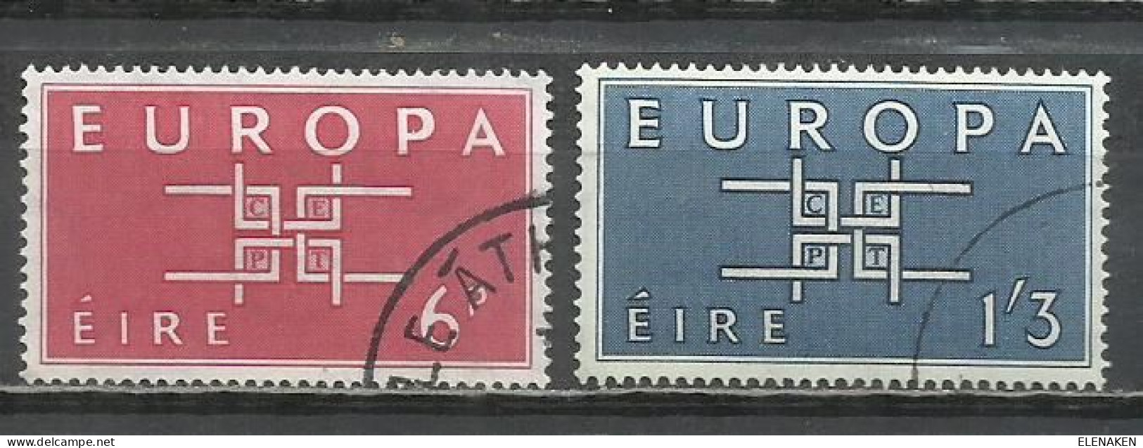 125C -SERIE COMPLETA IRLANDA EIRE EUROPA 1963 Nº 159/160 - Gebruikt