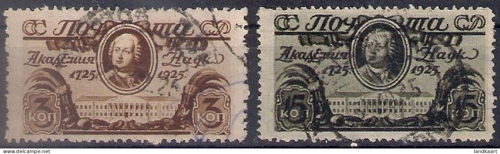 Russia 1925, Michel Nr 298-99, Used - Usados