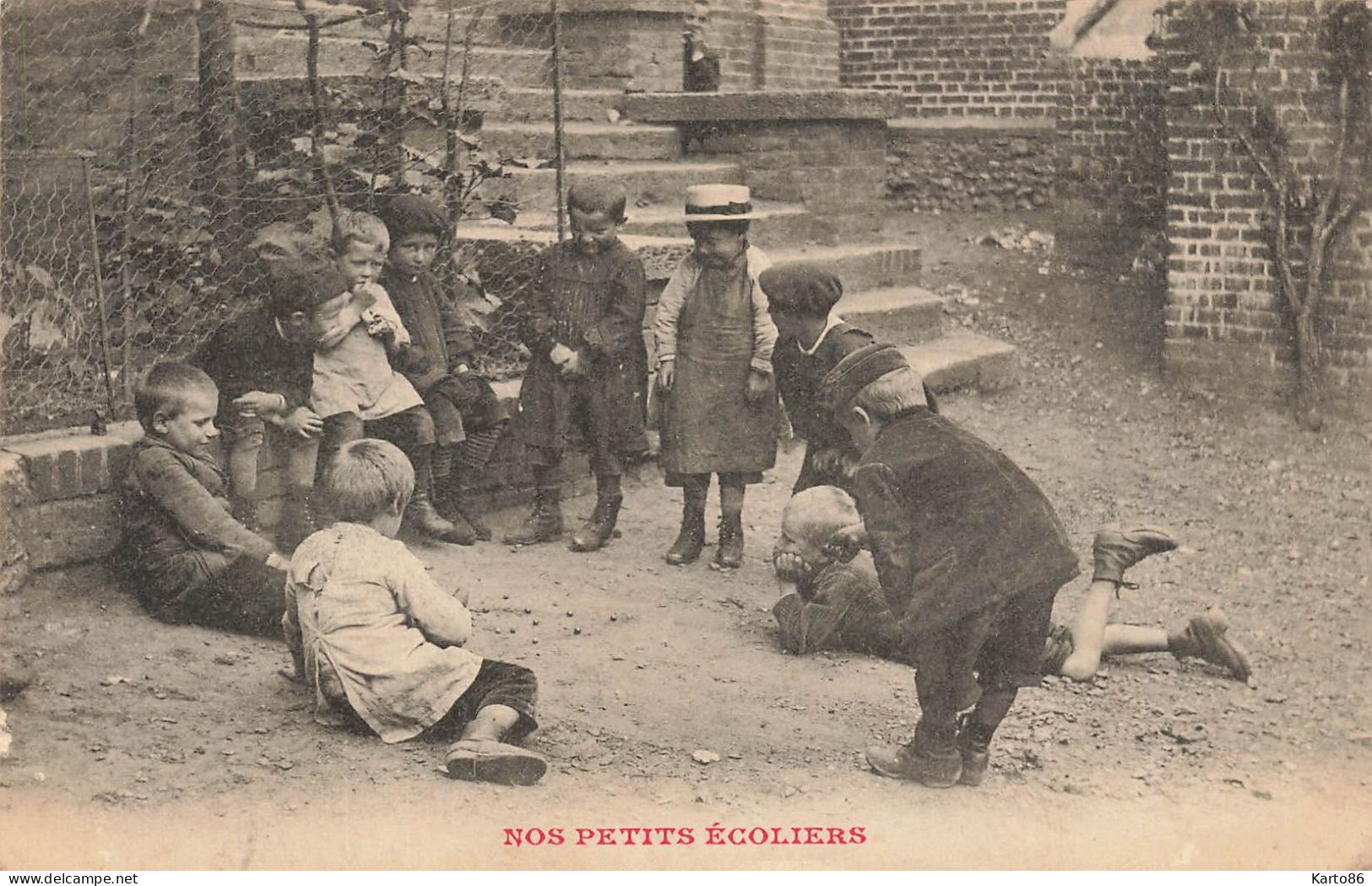 Le Jeu De Billes * CPA 1906 * Enfants Enfant Jeux Game Bille - Sonstige & Ohne Zuordnung