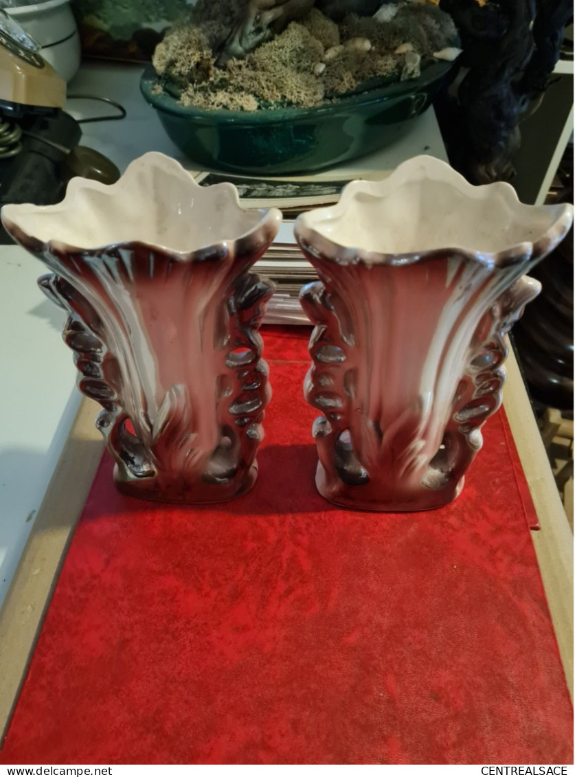 LOT DE 2 VASES DE MARIAGE - Arte Religiosa