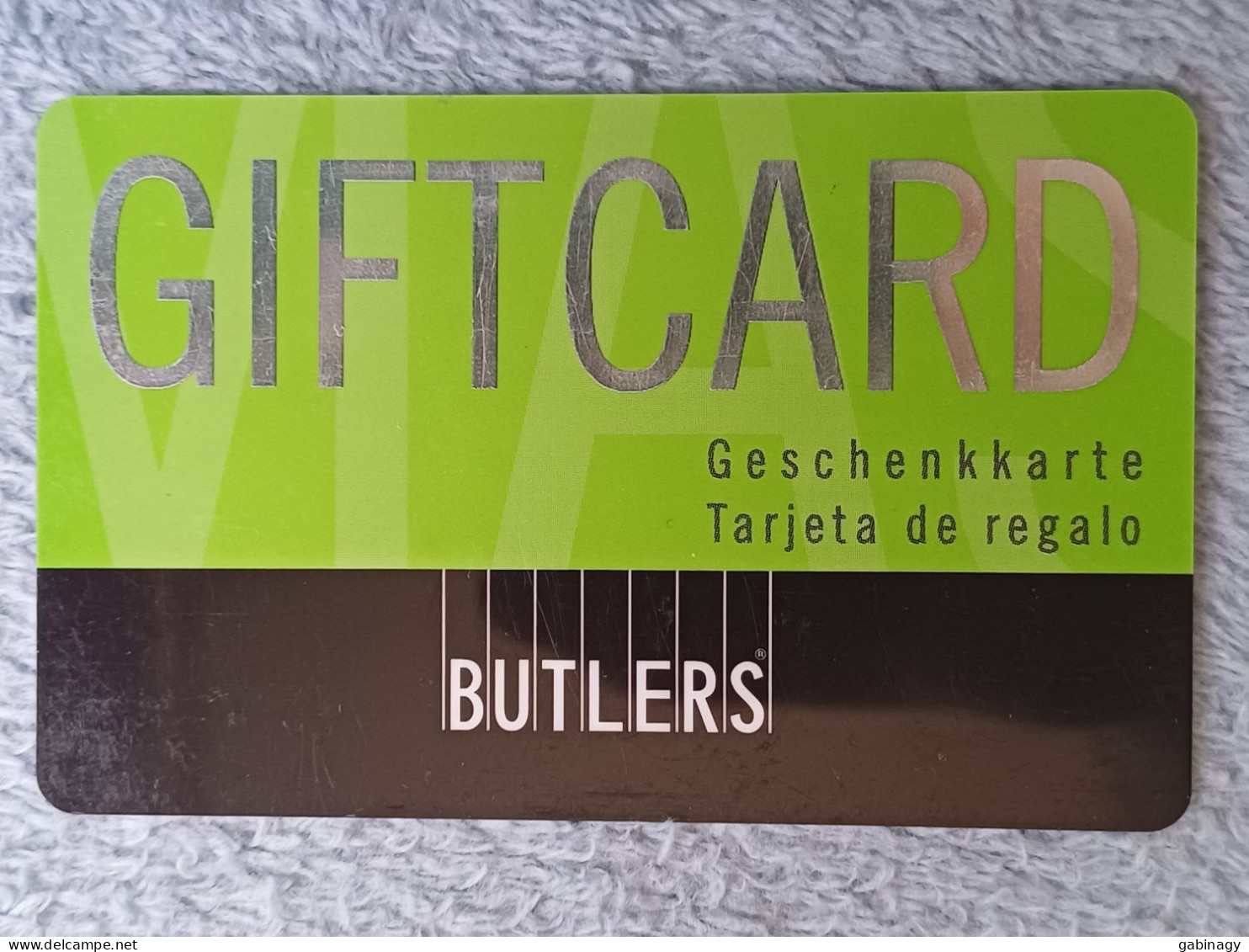 GIFT CARD - GERMANY - BUTLERS 03 - Cartes Cadeaux