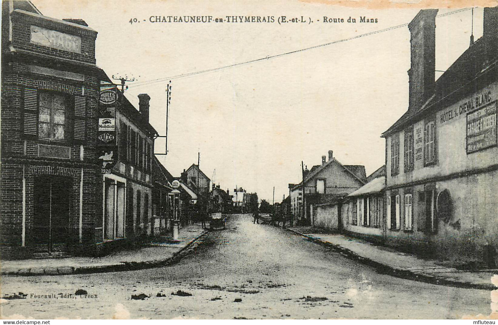 28* CHATEAUNEUF EN THYMERAIS    Route Du Mans        RL26,1496 - Châteauneuf