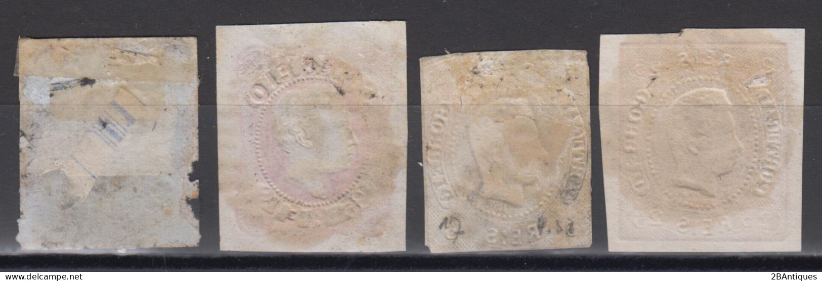 Portugal - 4 Early Stamps - Gebruikt
