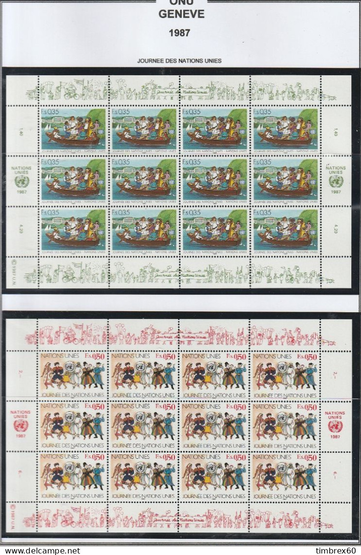 ONU - GENEVE - LOT 113 - ANNEE 1987 - NEUF** - UNO