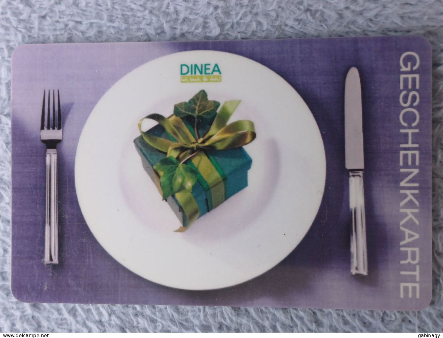 GIFT CARD - GERMANY - DINEA 01 - Cartes Cadeaux