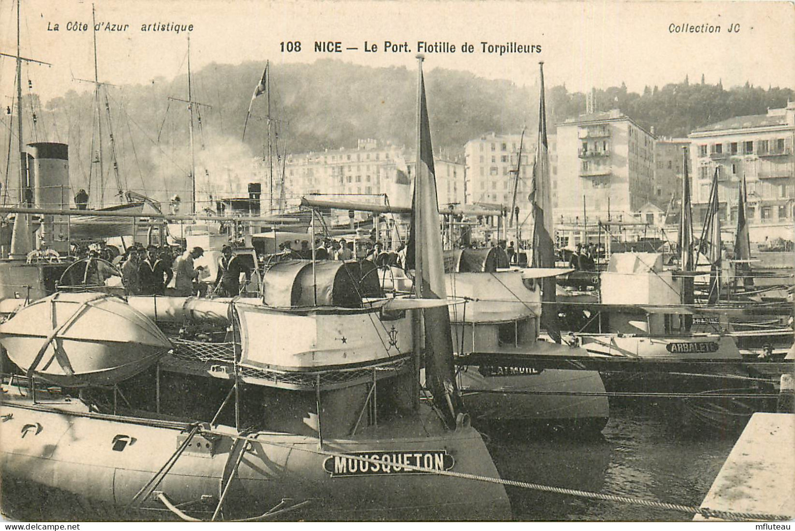 06* NICE  Le Port  - Torpilleurs           RL36.0631 - Transport (sea) - Harbour