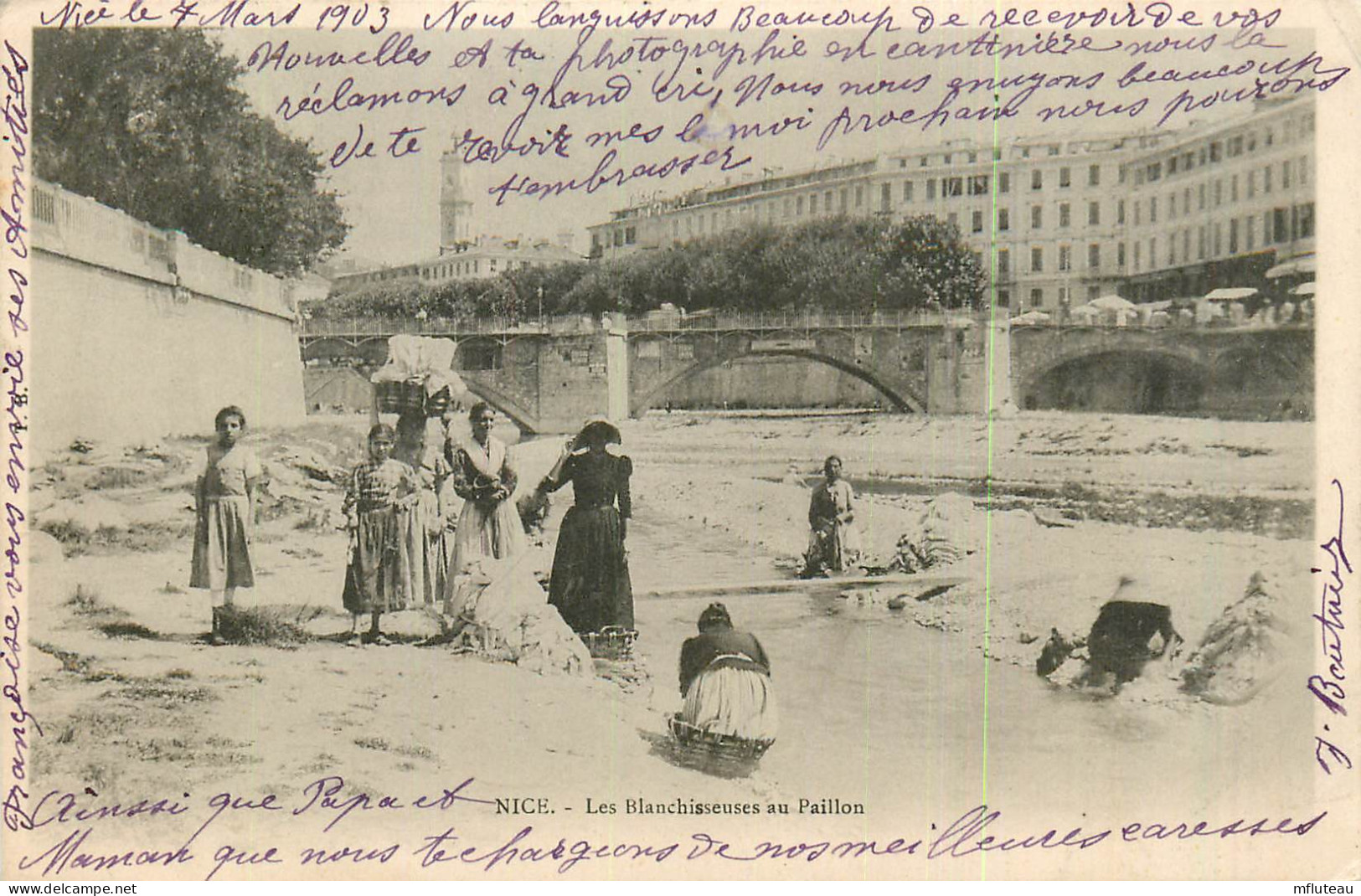 06* NICE  Blanchisseuses Au Paillon         RL36.0600 - Old Professions