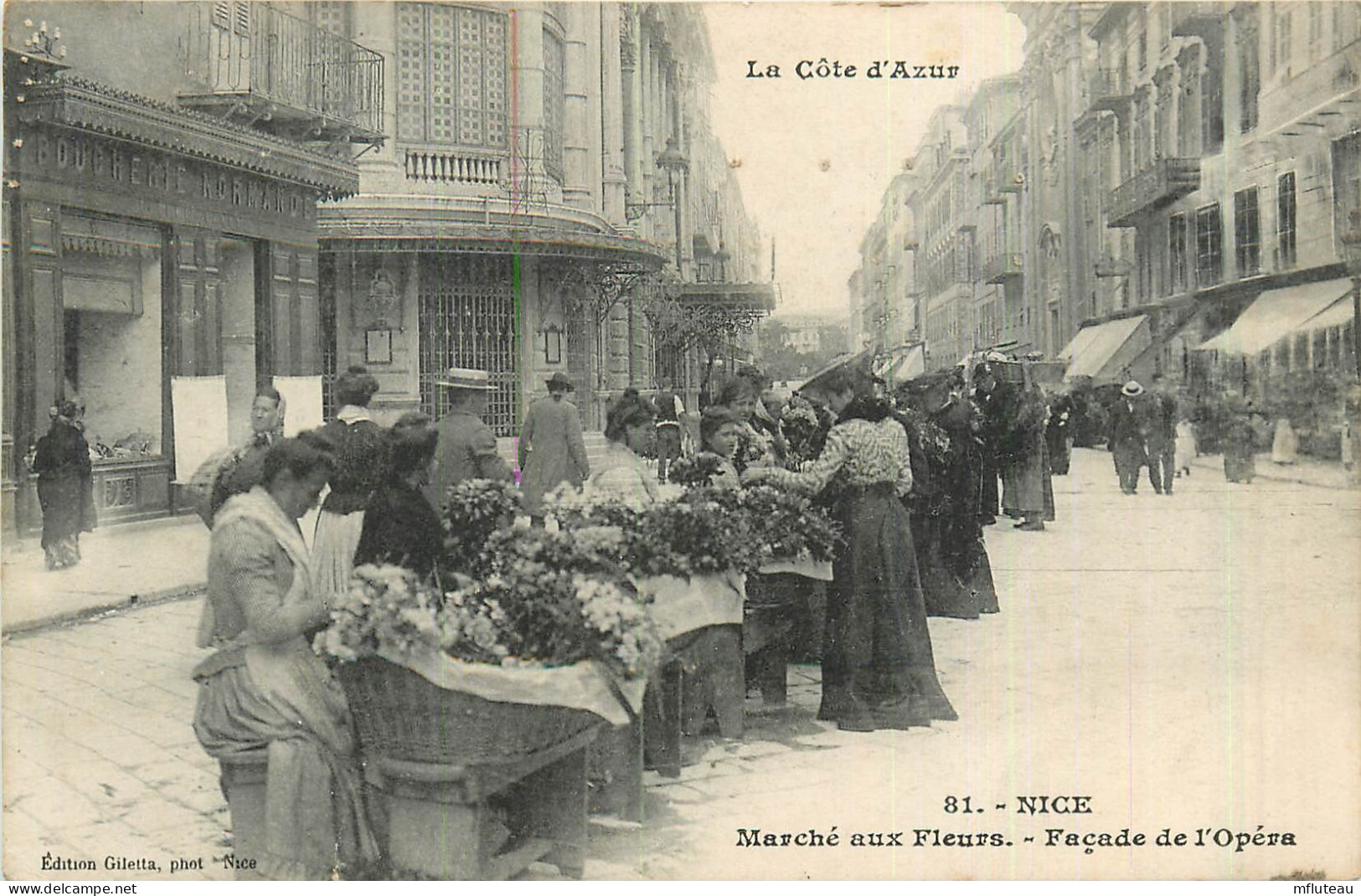 06* NICE  Marche Aux Fleurs          RL36.0589 - Markets, Festivals