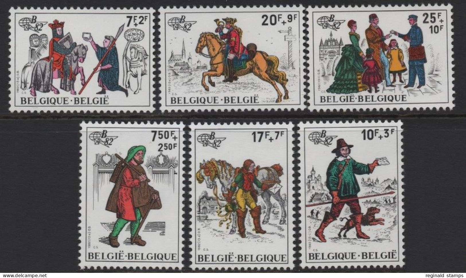 Belgium 1982 Belgicia 82 MNH ** Mi BrSB-12 (Ref: 1064) - Ungebraucht