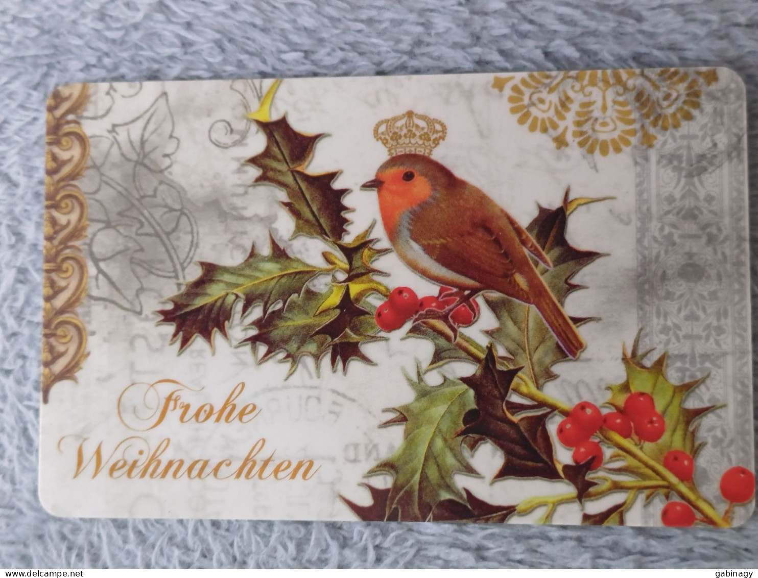 GIFT CARD - GERMANY - DM 50 - BIRD - CHRISTMAS - Cartes Cadeaux